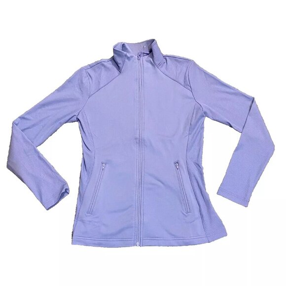 NWT 32 Degrees Cool Women's Full Zip Active Jacket Violet Size 2XL $65 11HL371 - Picture 3 of 3